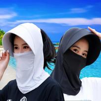 Rehani Vasarinė Kepurė nuo Saulės Golfo Balaklava Glausta Moteriška black white