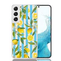 Citrus Limon Linnaeus Phone Case For Samsung Galaxy S26 S25 Edge S24 S23 FE S22 Ultra S21 Plus S20 + Fundas Cover Coque Galaxy S Samsung S25 Edge blue