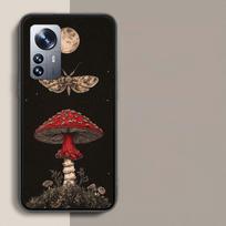 Colorful Mushroom Phone Case For Redmi Note 15 Pro 5G 14 13 12 Pro Plus 11 11T 11E 11S 10 Pro 10S 9 9S Cover Cell Clear with Sui Redmi Note 14 Pro 5G gray