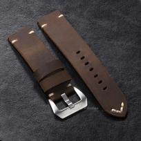 Originalios odos laikrodžio apyrankė Panerai PAM111 441, vintažinė matinė laikrodžio juosta moterims, vyrams, 20 mm 22 mm 24 mm 26 mm riešo juosta 26mm&no logo black