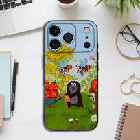 L-Mažasis M-Kurmis Animacinis Krtek Silikoninis Telefono dėklas Skirtas IPhone 17 16 15 14 13 12 11 X XS Plus Pro Max Atsparus smūgiams Minkštas Dangtelis iPhone13PRO