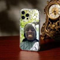 K-Kai C-Cenat Rapper Phone Case For iPhone 17 16 15 14 13 12 11 Mini Pro Max Plus Transparent Cover iPhone13PRO gray