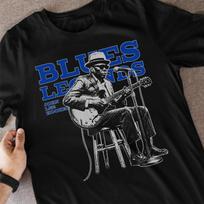 John Lee Hooker Blues Legend L gray