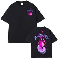Omar Courtz Por Si Manana No Estoy 2026 Tour Graphic Tshirt Men Women Fashion Retro T Shirts Harajuku Cotton T Shirt Streetwear S blue