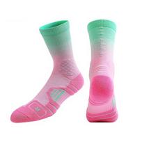 Fast-drying Basketball Football Socks Breathable Middle Stockings Rugby Sport Socks  Riding blue