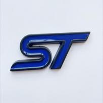 3D Metal ST Front Grille Emblem Badge Car Rear Trunk Fender Sticker For Ford Focus Mondeo Fiesta Edge Escort MK2 MK3 MK4 MK5 MK7 Front Grille