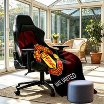 Manchester United F.C Print Blanket - Soft & Comfortable, for Bedroom, Travel, Sofa, Home Decoration - Birthday Christmas Gift for Friend 150cmx180cm