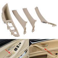 4vnt/komplektas Durų rankenos lango jungiklio skydelis BMW 5 serijos F10 F18 520 523 525 A1877 smėlis