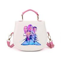 Vaikams Mergaitėms Kpop Rumi Zoey Mira Spausdintas Studentams Lengvas Crossbody Krepšys Atsitiktiniai PU Pečių Krepšiai 14.5*17cm