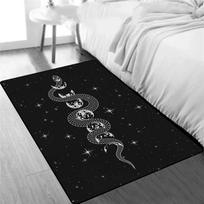 Snake Animal Pattern Rugs Serpent Pattern Rugs Classic Gothic Rug Non Slip Washable Floor Carpet for Living Room Bedroom 60x90cm24x35in