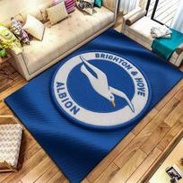 Brighton & Hove Albion Carpet Rug for Living Room Bedroom Home Sofa Decoration,Kids play Non-slip Floor Mat 40x60cm( 15x23in ) gray