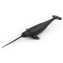 Simulation Marine Animal Model Sperm Whale Underwater Biological Whale Figurines Solid Pvc Educational Sea Life Figure black