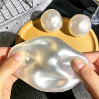 Vaseline Squishy Toy Transparent Non Rebound Jelly Texture Stress Relief Ball Shapeable Fidget Decompression Hand Squeeze Toy