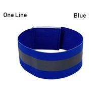 Reflector Wristband Sport Tape Warning Armband Bike Safety Alert Cycling Reflective Strips one line