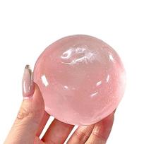 Blue Coconut Oil Squishy Ball Soft Transparent Ball Quick-Rebound Squeeze Toy Slow Rising Quick-Rebound Maltose Squishy Toy