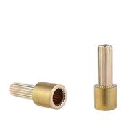 All-Copper 20-Tooth Faucet Valve Core Extension Rod Extended Valve Core Sleeve Spool Tooth Sleeve Connector Fitting For Faucets