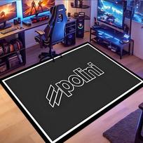 Polini Motorcycle-Themed Rug, suitable for living room, bedroom, game room, computer room and home décor. 60x90cm( 23x35in )