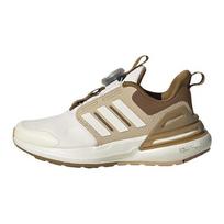 Adidas Rapidasport Boa Comfortable Shock Absorption Durable Breathable Low Top Running Shoes Kids Sneakers White Brown ID5911 38⅔ white