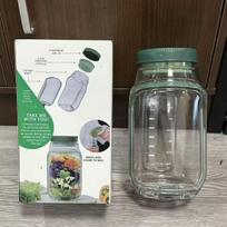 Cross-Border Salad Pod: Vertical Layering Salad Storage Jar white
