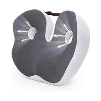 Seat Cushion,Orthopedic Memory Foam Prostate Cushion for Tailbone Sciaticaback Pain Relief Comfort Chair Car Seat(Black) tamsiai pilka spalva