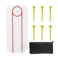 Acrylic Golf Alignment Training Kits Golf Mini Putting Mirror Learning Device Putting Postures Correction Tool Easy Use 1 yellow