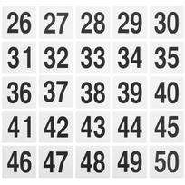 1–50 baltos plastikinės stalo numerių kortelės Vestuvių rezervuotos lentelės Priėmimo aksesuarai Sėdimosios vietos numerių laikikliai Skaitmeniniai sėdimosios vietos ženklai white