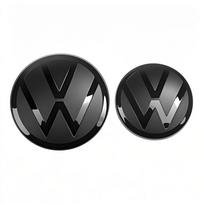 YKPSC1 Not Affect ACC Front Grille emblem logo Cover Or Rear Trunk Lid Cover For VW Golf MK6 7 Polo Passat B6 Variant CC Tiguan Atlas 2021-23 Polo