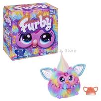 Furby šviečiantis tamsoje Galaktikos leidimas Interaktyvus išmanus pliušinis elektroninis elfas Gali dainuoti Balso valdomi žaislai Naujųjų Metų dovana blue