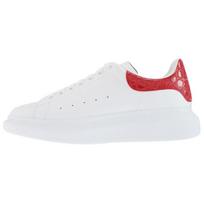 Alexander McQueen Oversized Sneaker 'White Red Crocodile' 625162WHYB89676 43 white