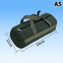 Durable Thicker Canvas Tool Bag Screwdriver Tools Packaging Large Capacity Repair Storage Pouch Electrical Tool Organizer A5 gray