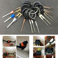 Sale Car Terminal Removal Tool Kit Wiring Connector Extractor Puller Release Pin 3pcs black
