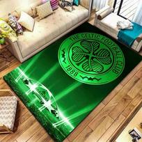 Celtic Football Club Carpet Rug for Living Room Bedroom Home Sofa Decoration,Kids play Non-slip Floor Mat 40x60cm( 15x23in ) green