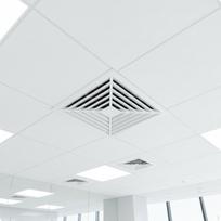 Overhead Vent Matte Finish White Grille Square Air Outlet Cover for Contractors, 300x300mm a