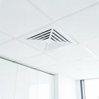 Overhead Vent Matte Finish White Grille Square Air Outlet Cover for Contractors, 300x300mm
