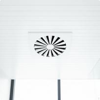 Overhead Vent Matte Finish White Grille Square Air Outlet Cover for Contractors, 300x300mm C