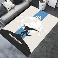 Helldivers 2 Carpet Rug for Living Room Bedroom Home Sofa Decoration,Kids play Non-slip Floor Mat 100x120cm( 39x47in )