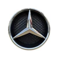 Benz amg 3D Car Grill Emblem Star Badge Front Grill Logo For Mercedes Benz W204 W205 W213 X253 A B C E S CLA GLB GLC GLE GLS Accessories W205 185mm gray