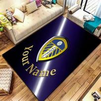 Leeds United Custom Name Carpet Rug for Living Room Bedroom Home Sofa Decoration,Kids play Non-slip Floor Mat 40x60cm( 15x23in )