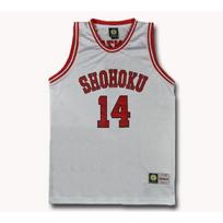 Slam Dunk Shohoku vidurinė mokykla Nr.10 Hanamichi Sakuragi Cosplay Viršutinė liemenė SD Krepšinio marškinėliai 6XL gray