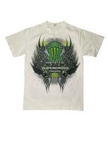 Monster Energy Supercross 2011 Men's T-Shirt's S White Vintage Off-Road Pattern T-Shirt S gray