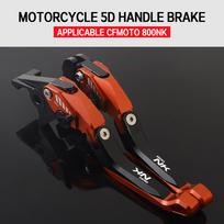 NEW 5D For CFMOTO NK800 800NK  Motorcycle Adjustable Extendable Brake Clutch Levers Handle Lever 800 NK 5D-Orange gray