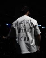 GYM American Fitness Training Suit Summer Sports Cotton Short Sleeve Tshirt Men Loose Fashion Print Shark 4XL