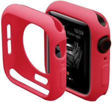 Minkštas silikoninis dėklas, skirtas Apple Watch serijai 9 8 7 45 mm 41 mm/ultra 49 mm dangtelio apsauga Shell iWatch SE 6 5 3 44 mm 40 mm 42 mm 38 mm 44mm series654 SE raudona