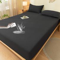 100% Vandeniui atsparus čiužinio užvalkalas su gumine juosta, neslystantis čiužinio apsaugas vienviečiui, dviviečiui, karališkam ir superkarališkam lovoms 90x200cm+30cm