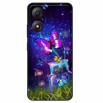 ZTE Blade A34 4G dėklas Atsparus smūgiams Minkšto silikono TPU telefono dėklai ZTE Blade A 34 Funda Dažytas ant BladeA34 Prabangus Capa ZTE Blade A34 4G blue