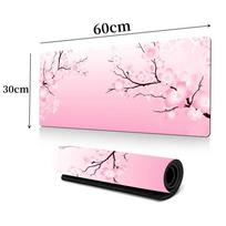 Neslystantis stalo kilimėlis, susiuvami kraštai Klaviatūros kilimėlis Stalo dekoras Didelis pelės kilimėlis 300x600x3mm pink