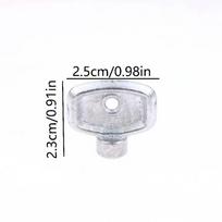 10Pcs Radiator Valve Key Plumbing Bleeding Key Radiator Exhaust Valve Keys For Heating Valves Repair Parts Tools white