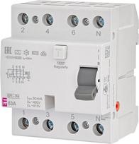 ETI Srovės nuotėkio rėlė ETI EFI6-P4 A, 4P, 40 A, 415 V, 30 mA