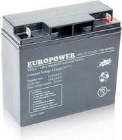 Europower EPL Series AGM Battery 12V 17Ah (15 Years Service Life)