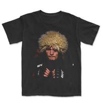 COMBATWEAR Khabib Graphic Tee, UFC Shirt, Graphic Tee T-Shirt L brown